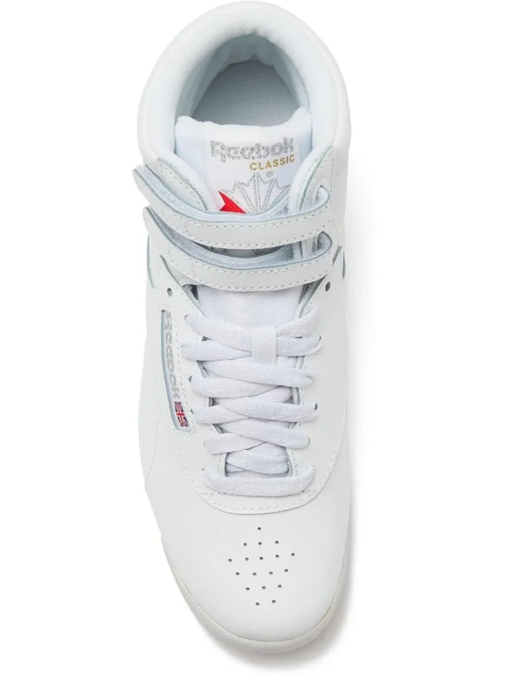 Women's White Freestyle Hi High Top Lightweight Sneakers Basketball Shoes